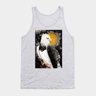 Harpy eagle Watercolor at night sky Tank Top